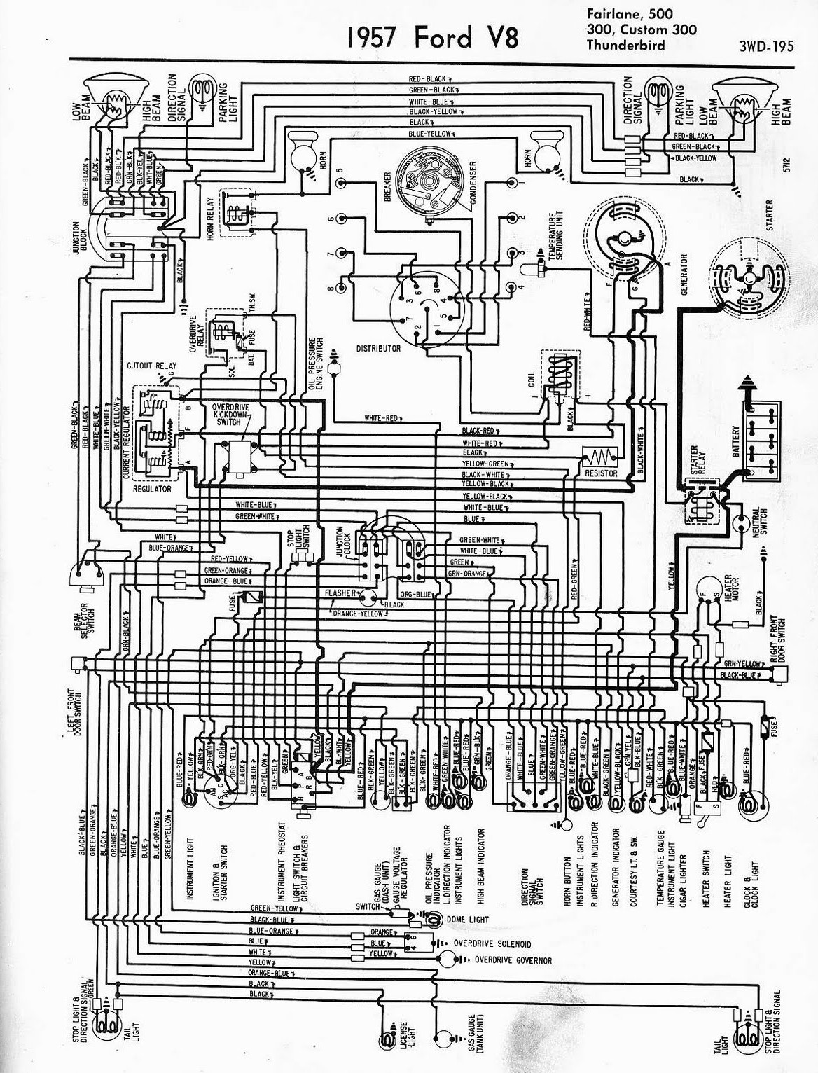 Creately 1956 Ford F 100 Wiring Diagram